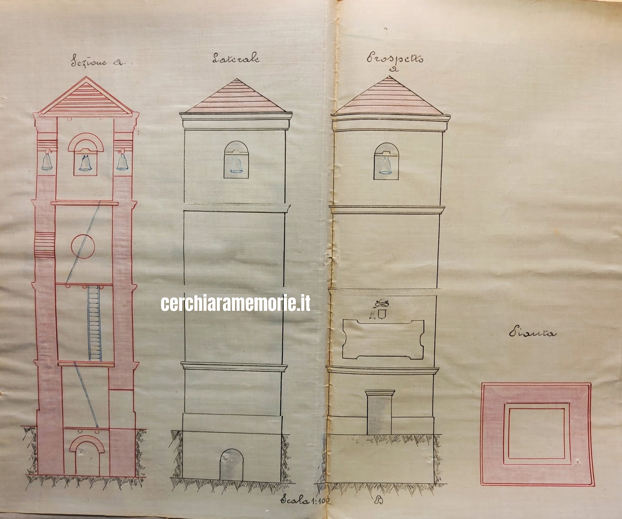Progetto nuovo campanile S.Pietro