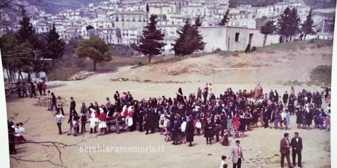 Cerchiara di Calabria, Arrivo al campo vecchio