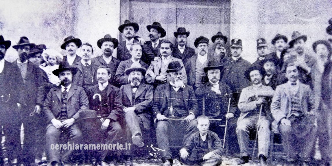 Cerchiara di Calabria, ricordo 1908, foto di gruppo