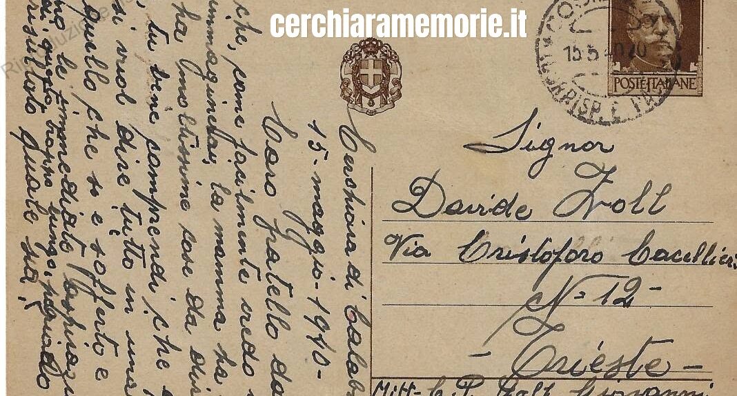 Cartolina di Giovanni zoll