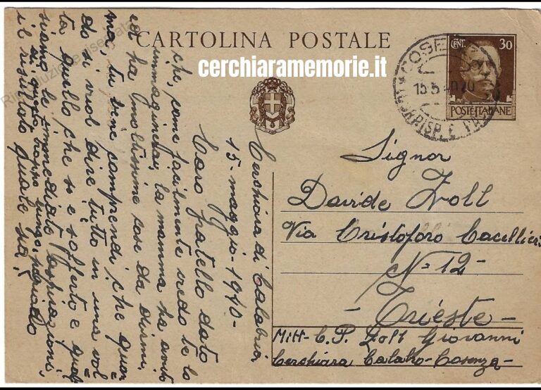 Giovanni Zol: il triestino esiliato a Cerchiara