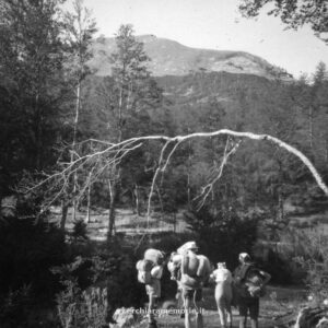 Verso i Piani di Pollino, Pollino, 14 agosto 1961, foto di Beppe Dematteis, Archivio GSP